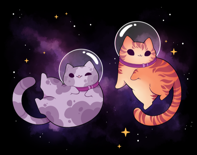 *PREORDER* Cats in Space By Rihn Lin
