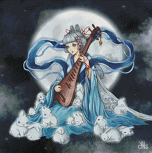 Load image into Gallery viewer, *PREORDER* Moon Rabbit by Nyfel Art
