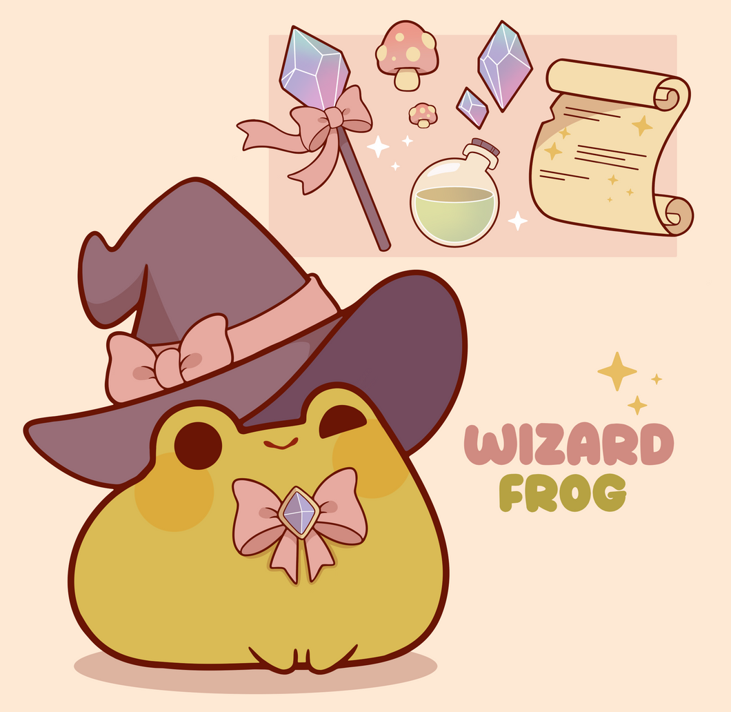 *PREORDER* Wizard Frog by RihnLin