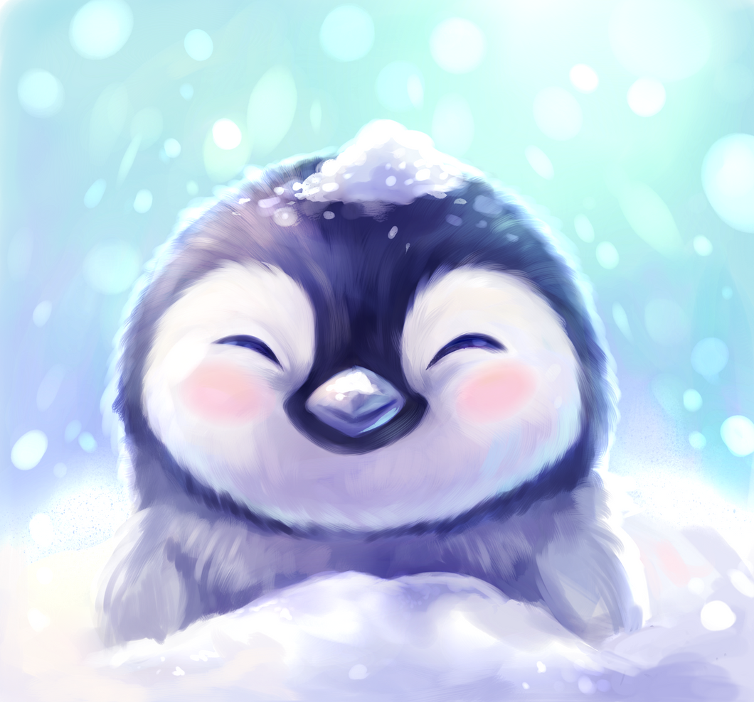 *PREORDER* Penguin in Snow by XiongHea