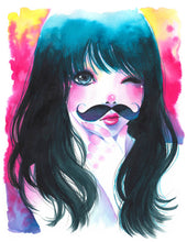 Load image into Gallery viewer, *PREORDER* All is Better with a Mustache by Victoria Rivero
