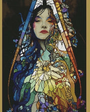 Load image into Gallery viewer, Lady of Stained Glass #2 by CJ
